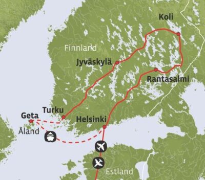 Karte Das blaue Wunder