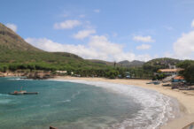 Strand Tarrafal Insel Santiago Kapverdische Inseln