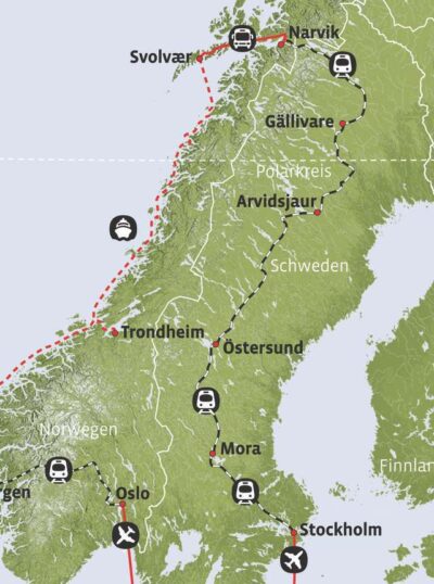 Inlandsbanan Schweden