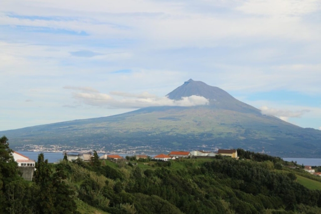 Montanha do Pico, Sicht von Faial Montanha do Pico, Sicht von Faial